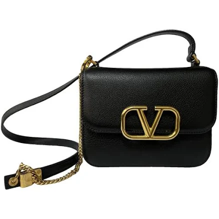 Valentino Garavani Women's Small Vsling Grainy Calfskin Shoulder Bag