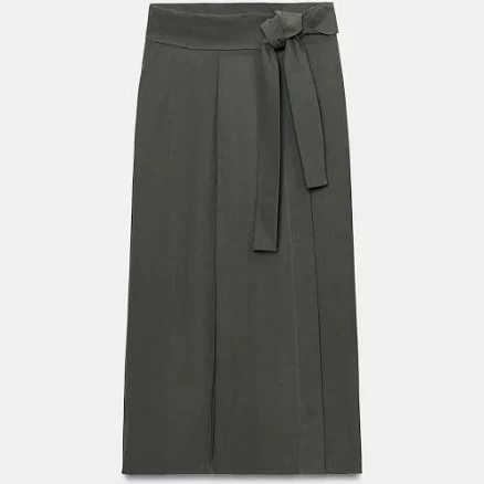 Zara Wrap Midi Skirt