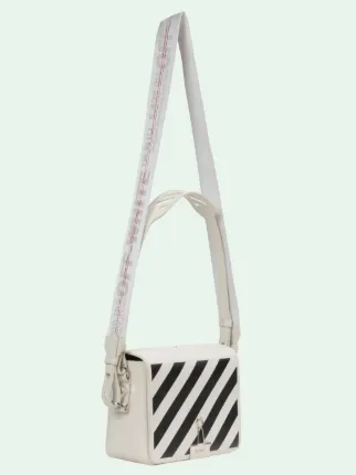 Diagonal-stripe Shoulder Bag