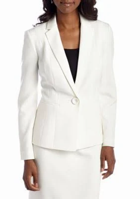 Kasper Women's Stretch Crepe One-Button Blazer