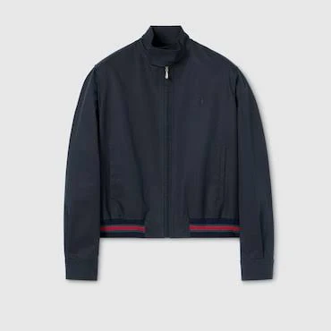 Gucci Cotton Twill Zip Jacket