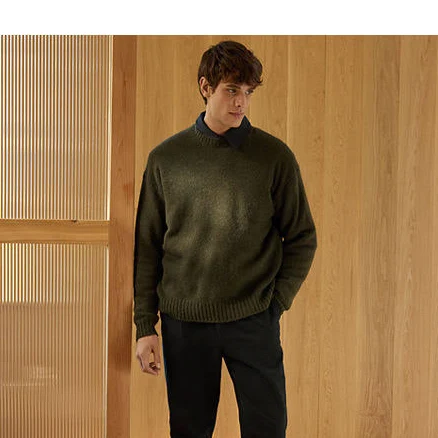 AE77 Premium Alpaca-Blend Sweater