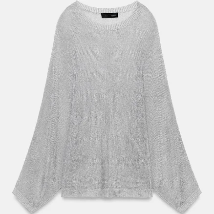 Zara Metallic Thread Knit Jumper