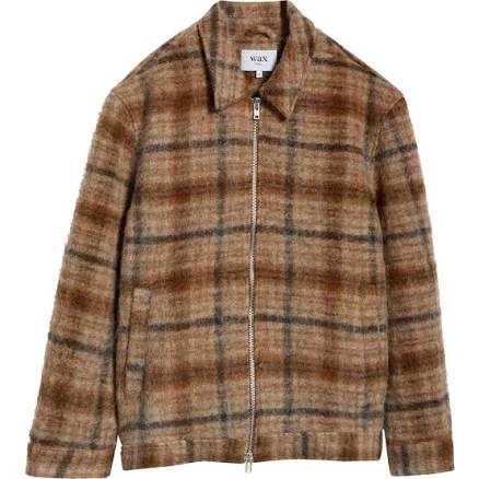 Wax London Men's Heath Drawn Check Jacket