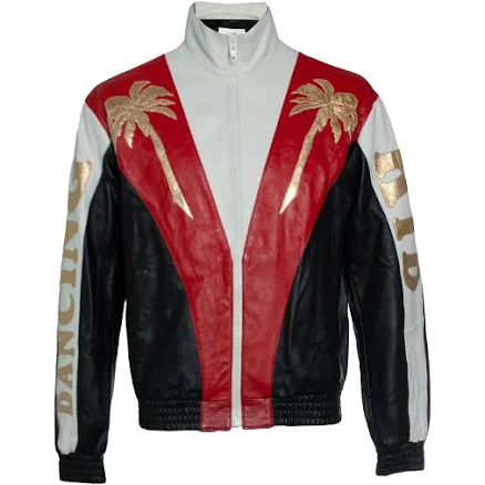 CELINE HOMME Appliquéd Colour-Block Leather Jacket