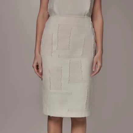 Donna Karan Women's Jacquard Pencil Skirt