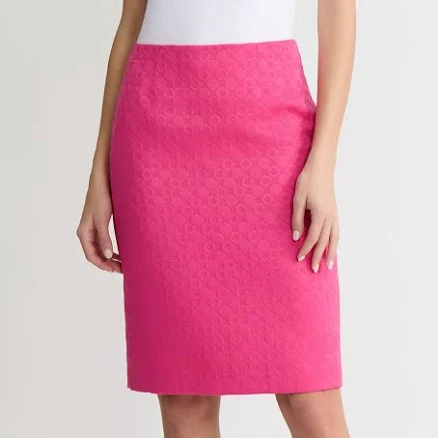 Kasper Women's Missy Circle Jacquard Pencil Skirt