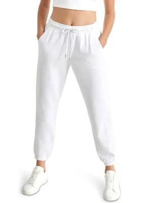 DKNY Women's Varsity Embroidered Logo Relaxed Pocket Joggers
