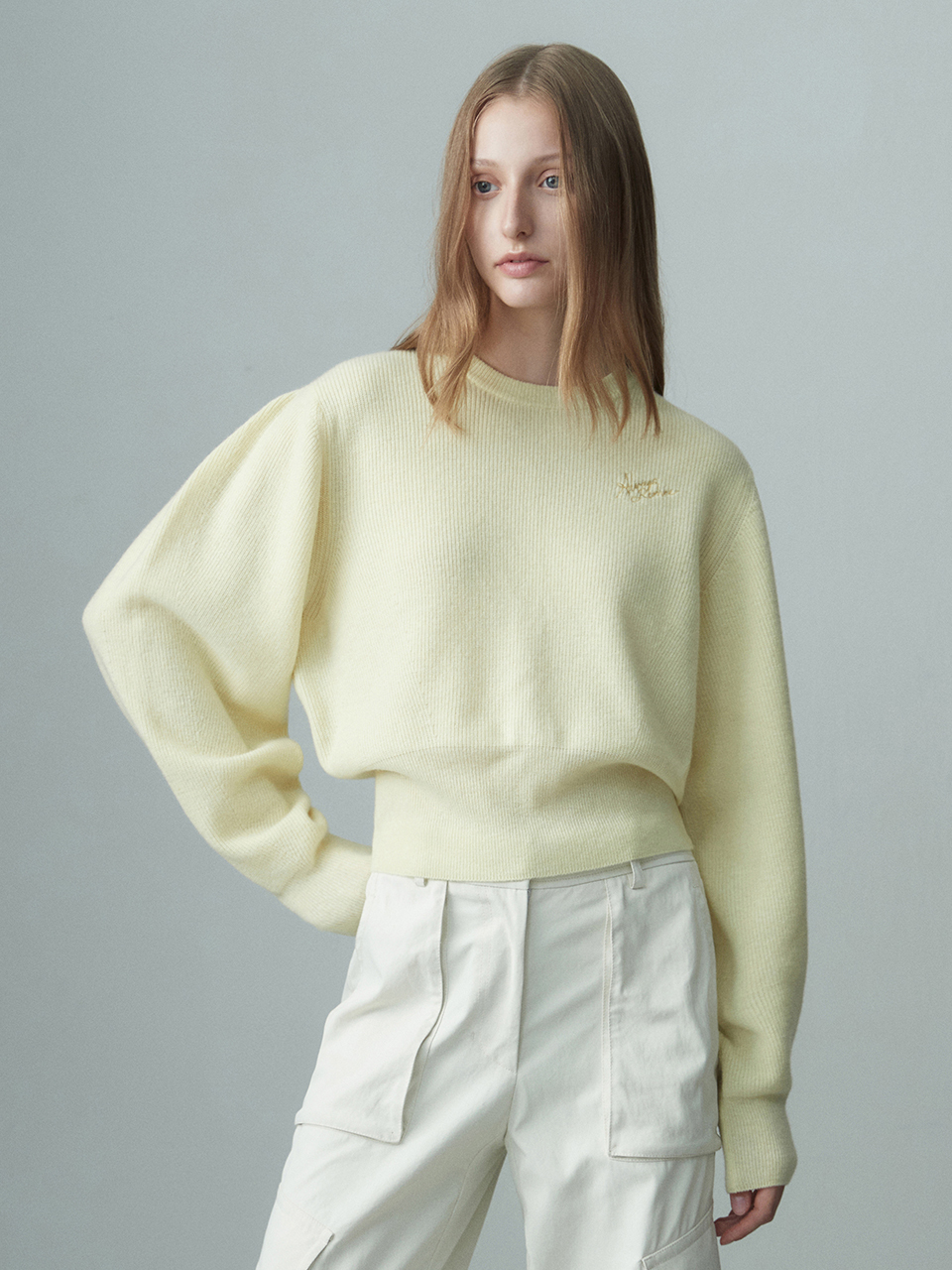Puffed Sleeve Sweater