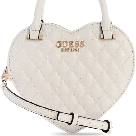 GUESS Women's Atabey Heart-Shaped Synthetic material Crossbody Handbag
