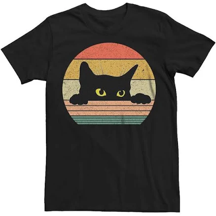 Men's Star Trek Cat Tee Retro Style Graphic T-Shirt