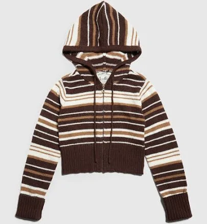 Surfside Striped Knit Zip Up