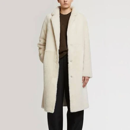 Yves Salomon Women's Reversible Merino Lambskin Coat