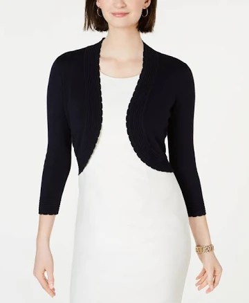 Jessica Howard Women's Cropped Cardigan Sweater