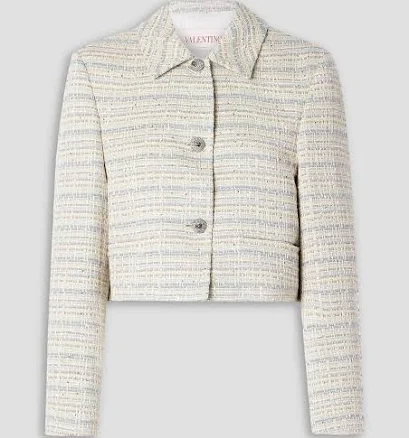 Valentino Garavani Women's Cropped Tweed Jacket