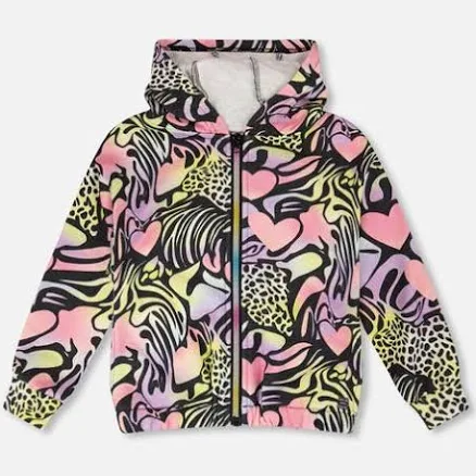 French Terry Zip Front Hoodie