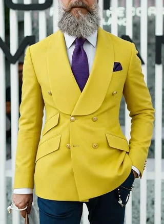 Men's Double-Breasted Blazer
