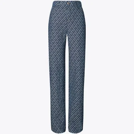 Tory Burch Women's Straight-Leg T Link Jean