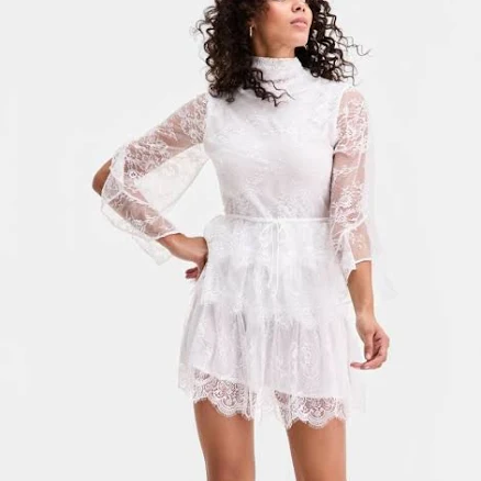 Bardot Norah Ruffle Mini Dress