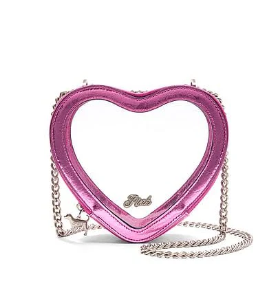 Victoria's Secret PINK Clear Heart Shoulder Bag