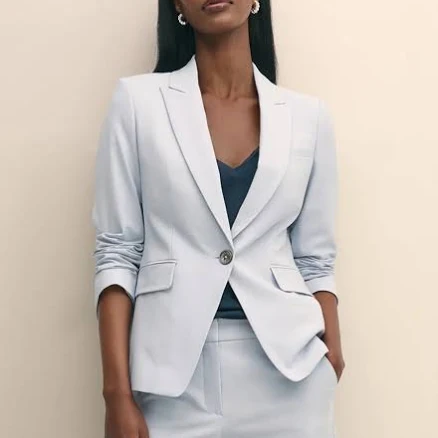 Brooks Brothers Women's Wool Peak Lapel Jacket