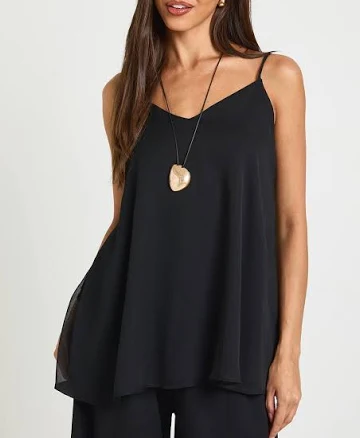 Boohoo Women's Chiffon Cami Top