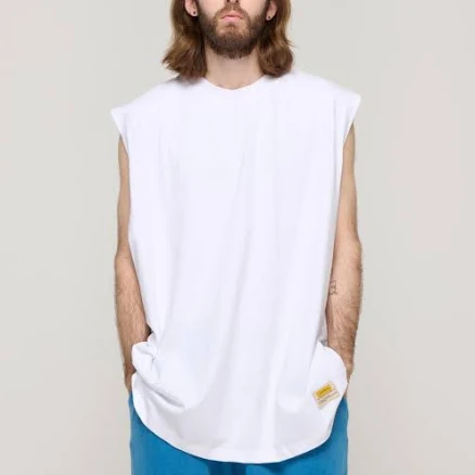 CARGOBROS Bio Oversized Sleeveless T-Shirt