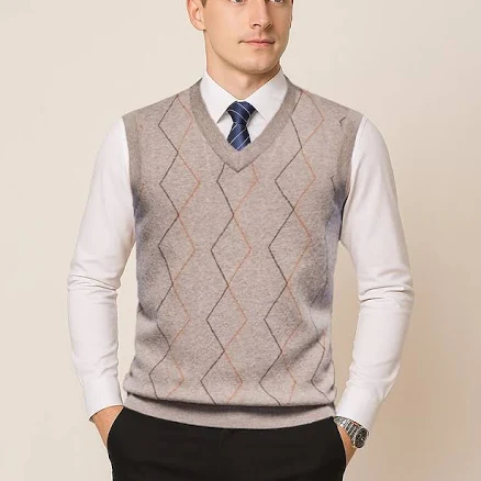 Classic Knitwear Wool Sweater Vest