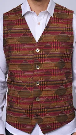 Triangular Jacquard Vest