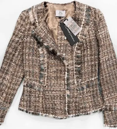 Fringed Tweed Jacket