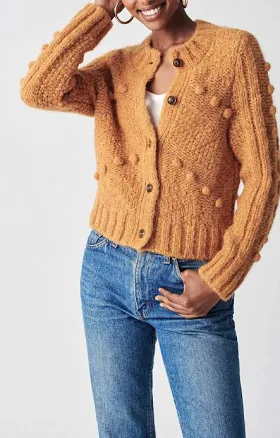 Faherty Women's Ember Pompom Cardigan