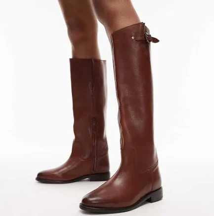 Bronx fe-lise buckle detail riding boot