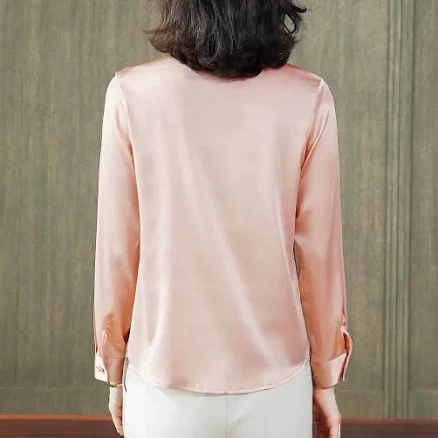 Women's Ruffled Silk Blouse