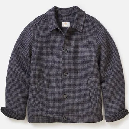 Marine Layer Men's Luca Felted Houndstooth Jacket