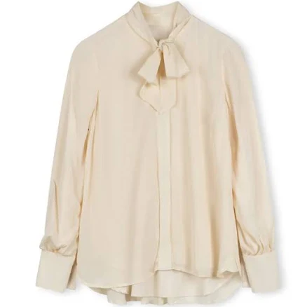 Neck Tie Blouse