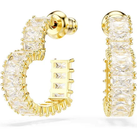 Swarovski Matrix Hoop Earrings