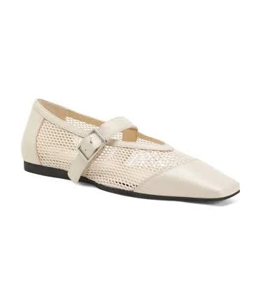 Wioletta Leather Flats