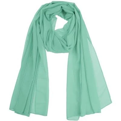 Women's Chiffon Sheer Lightweight Soft Long Scarf Shawl