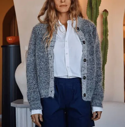 L'Envers CHARLOTTE Cruelty Free Mohair & Merino Wool Cardigan