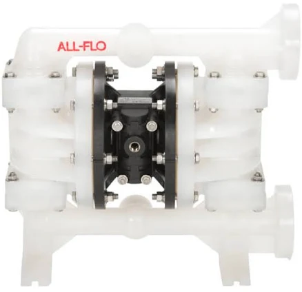 All-Flo Double Diaphragm Pump - A100-EPK-SSKE-S70, 1", PVDF (Kynar), Santoprene, 41 GPM, 120 PSI