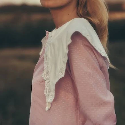 Anthropologie Oversized Collar Blouse