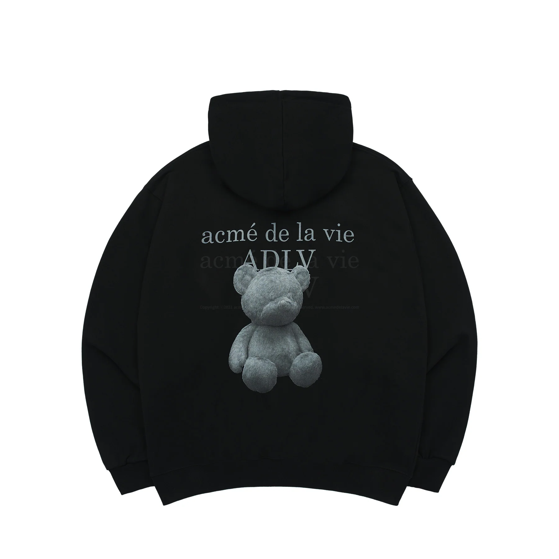 TEDDY BEAR (BEAR DOLL) HOODIE BLACK