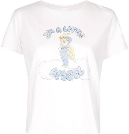 RE/DONE Little Angel short-sleeved T-shirt - White