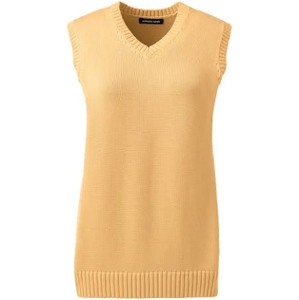 Lands' End Women's Cotton Modal Sweater Vest