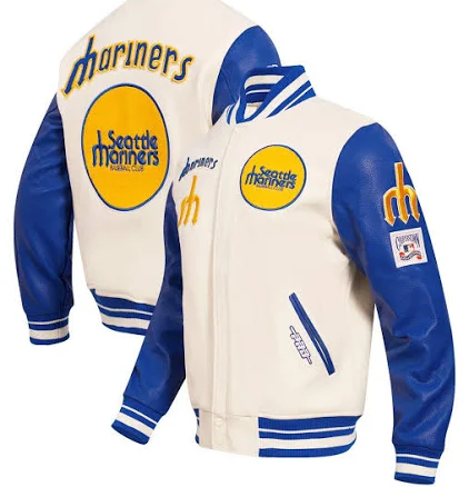 Pro Standard Men's Seattle Mariners Retro Classic Varsity Jacket