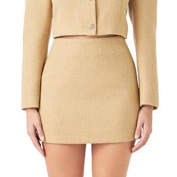 Endless Rose Tweed H-Line Mini SkirtEndless Rose Tweed H-Line Mini Skirt