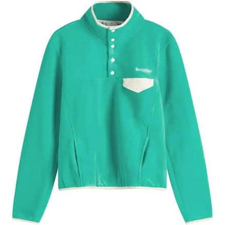 Sporty & Rich Serif Logo Polar Sweatshirt