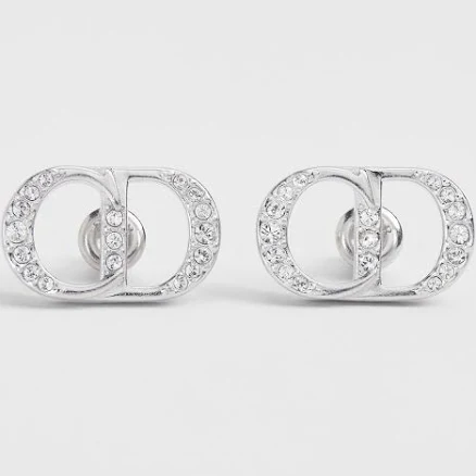 DIOR Men's CD Icon Crystal Earrings