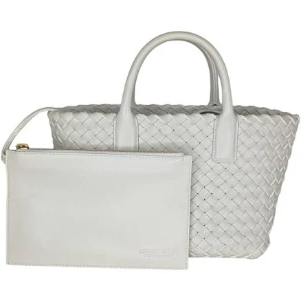 BOTTEGA VENETA Women's Mini Cabat Intrecciato Leather Tote
