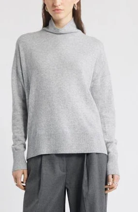 Nordstrom Oversize Cashmere Turtleneck Sweater